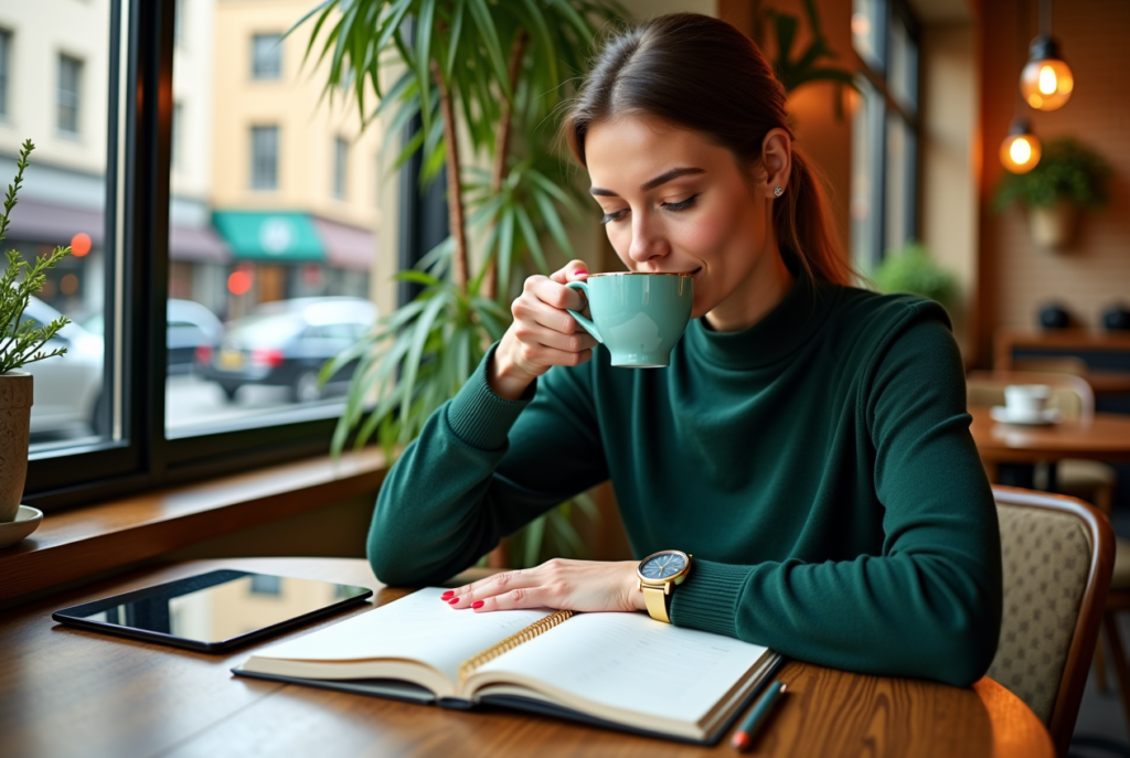 A professional time blocking in a home office, showcasing how to boost lifestyle and productivity in 2025.